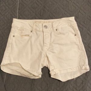 White shorts from American Eagle